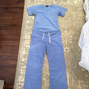 Blue Sky Scrub set in ceil blue